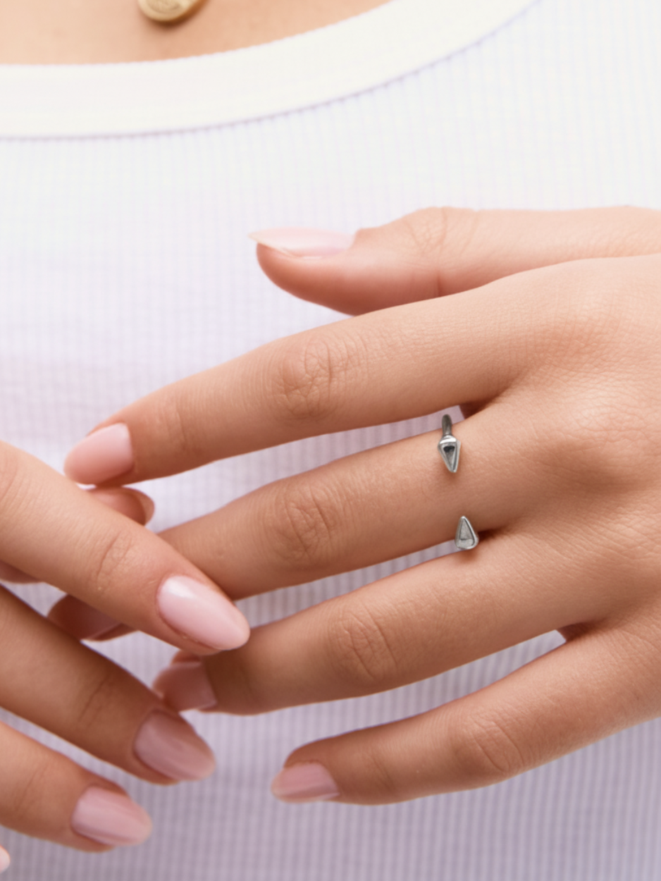 טבעת נואל כסף