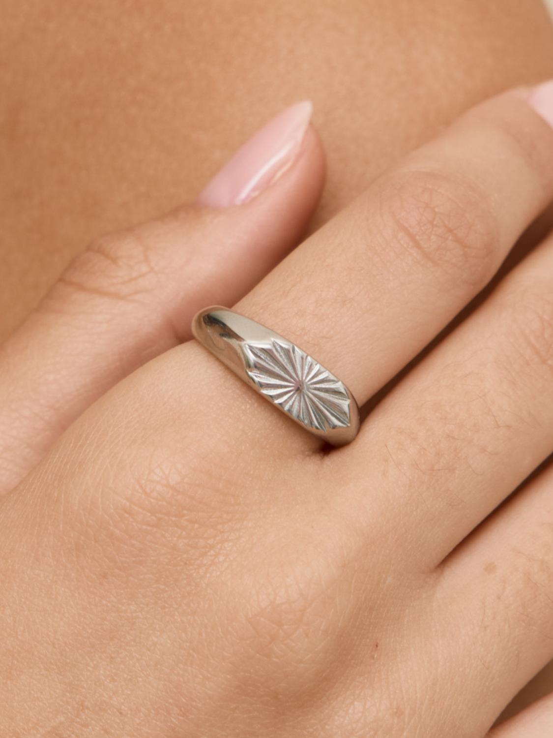 טבעת סופה כסף