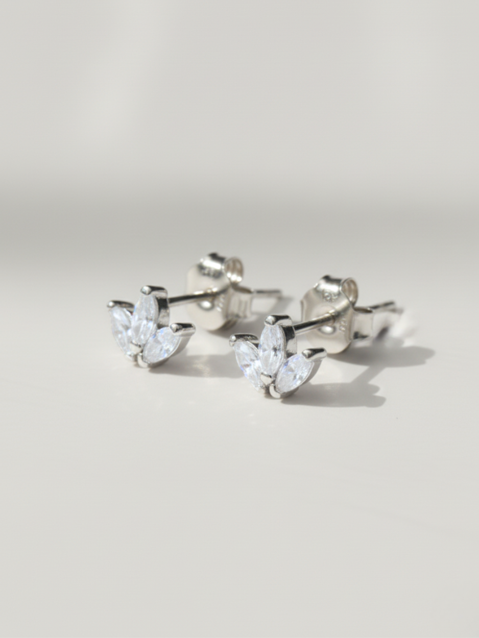 זוג עגילי אליס כסף 925