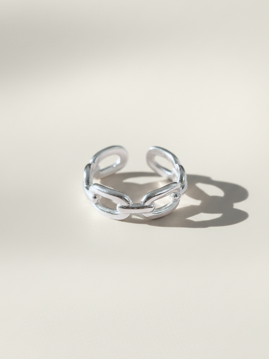 טבעת חוליות כסף