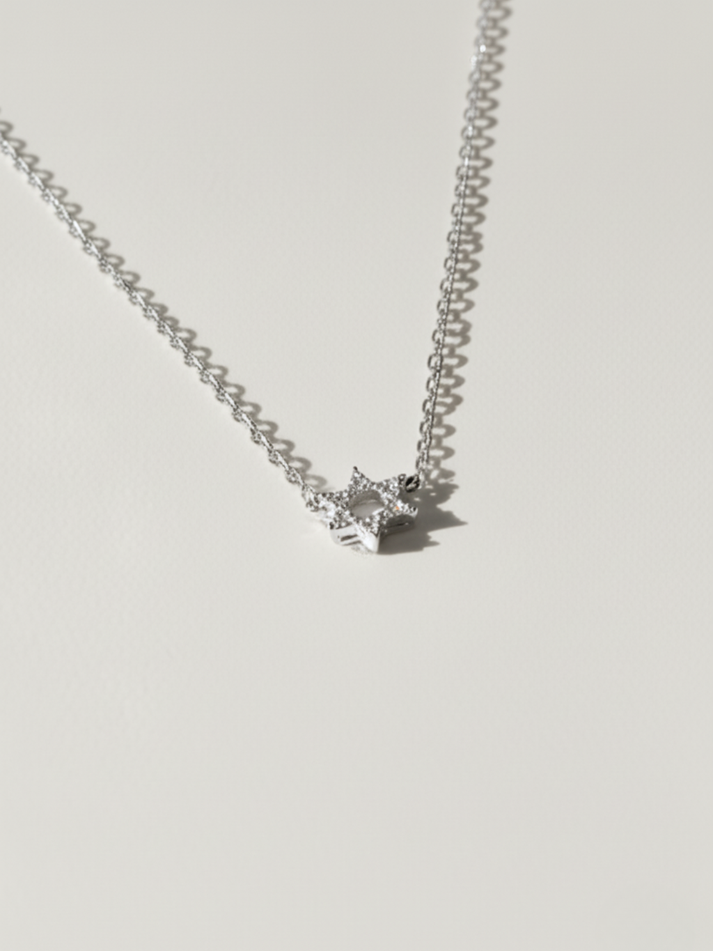 שרשרת מגן דוד כסף 925