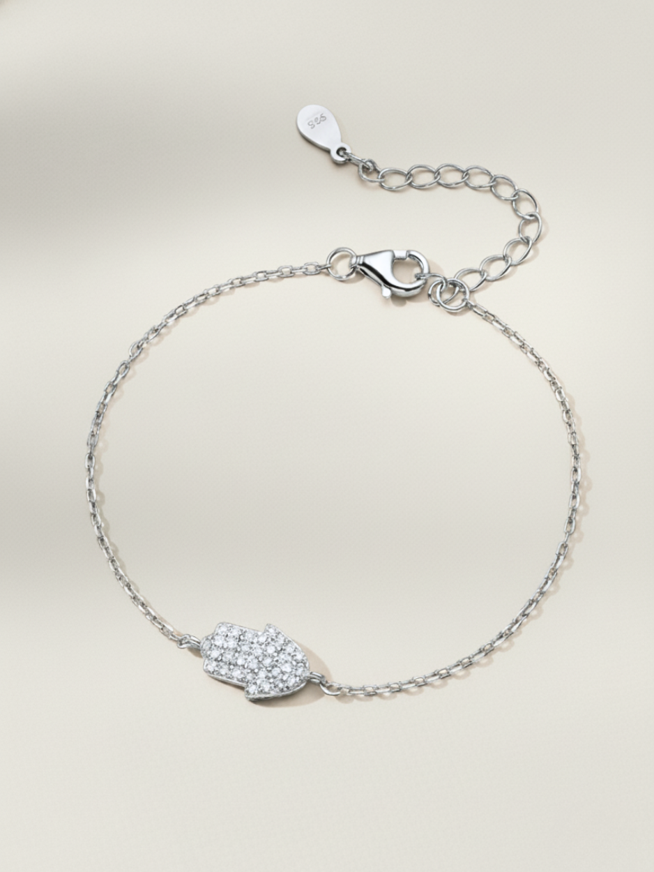 צמיד חמסה כסף 925