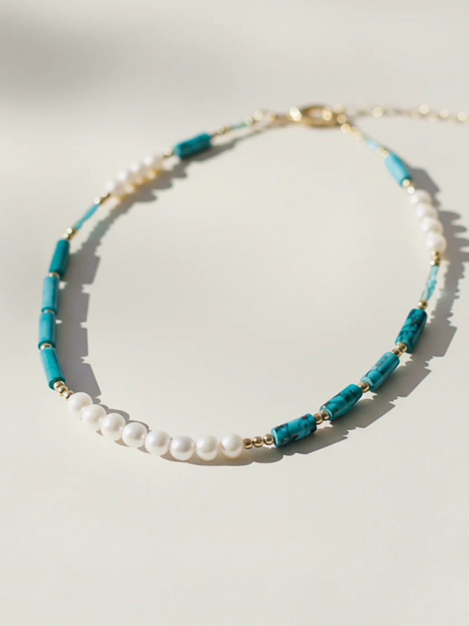 שרשרת סטרומי טורקיז