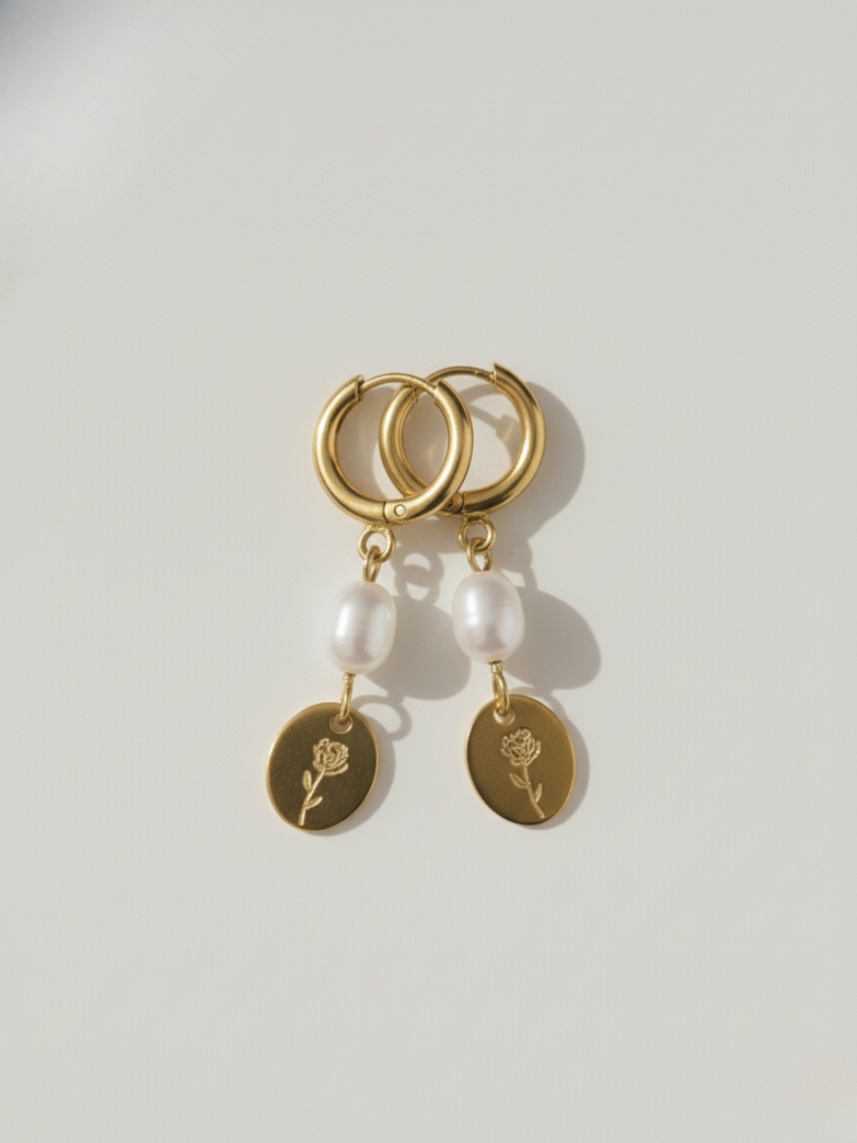 זוג עגילי ניקול