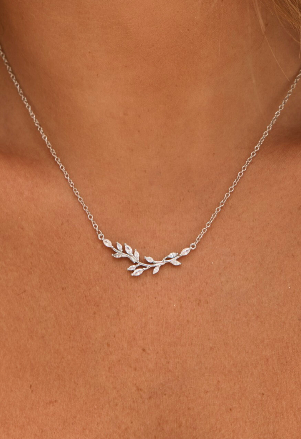 שרשרת אלמוג כסף 925