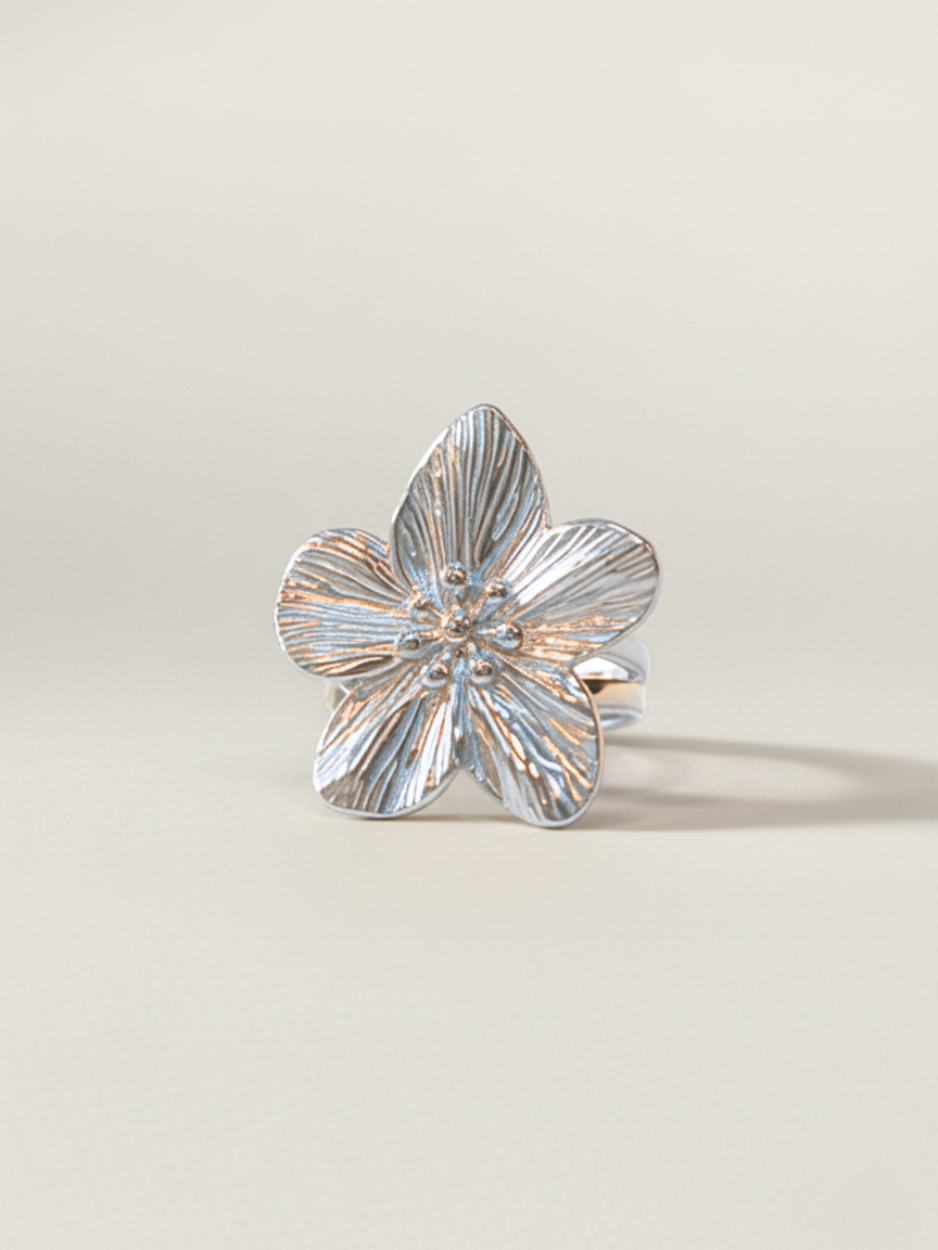 טבעת איזבל כסף