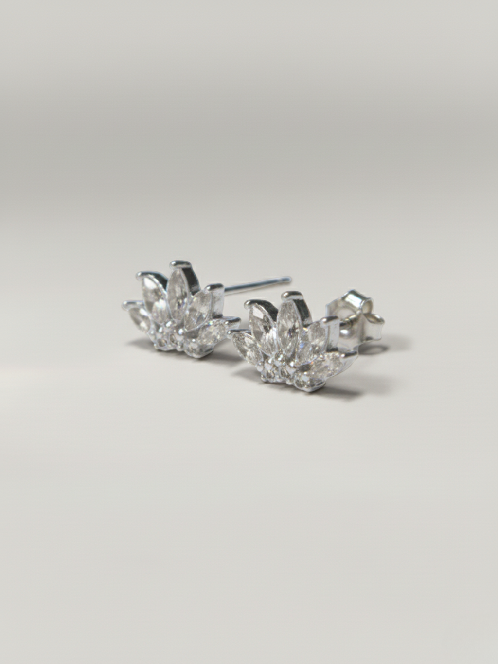 זוג עגילי אלין כסף 925