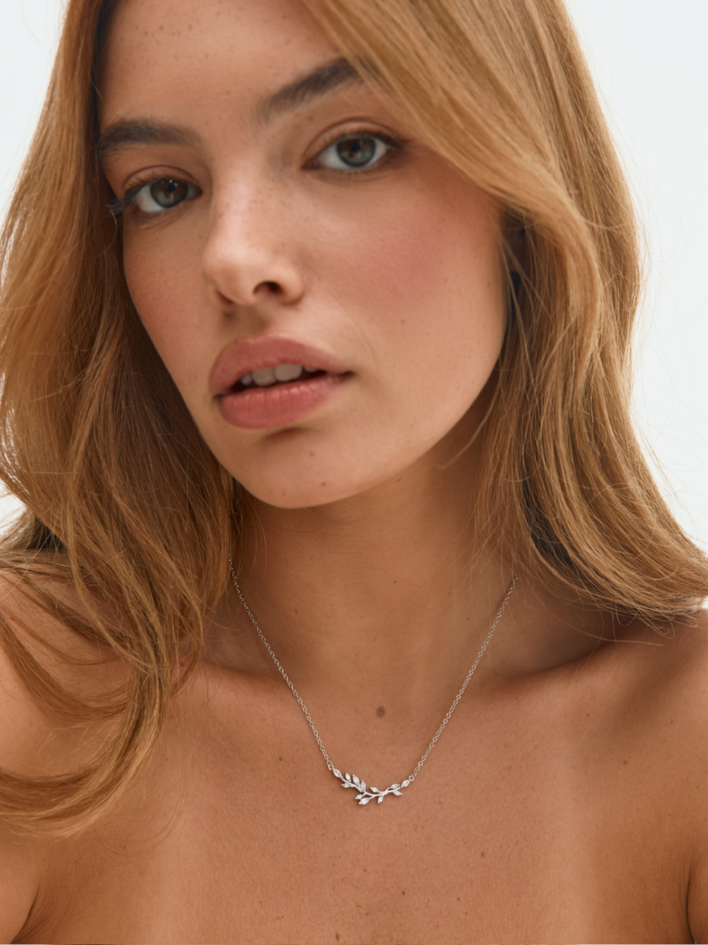 שרשרת אלמוג כסף 925