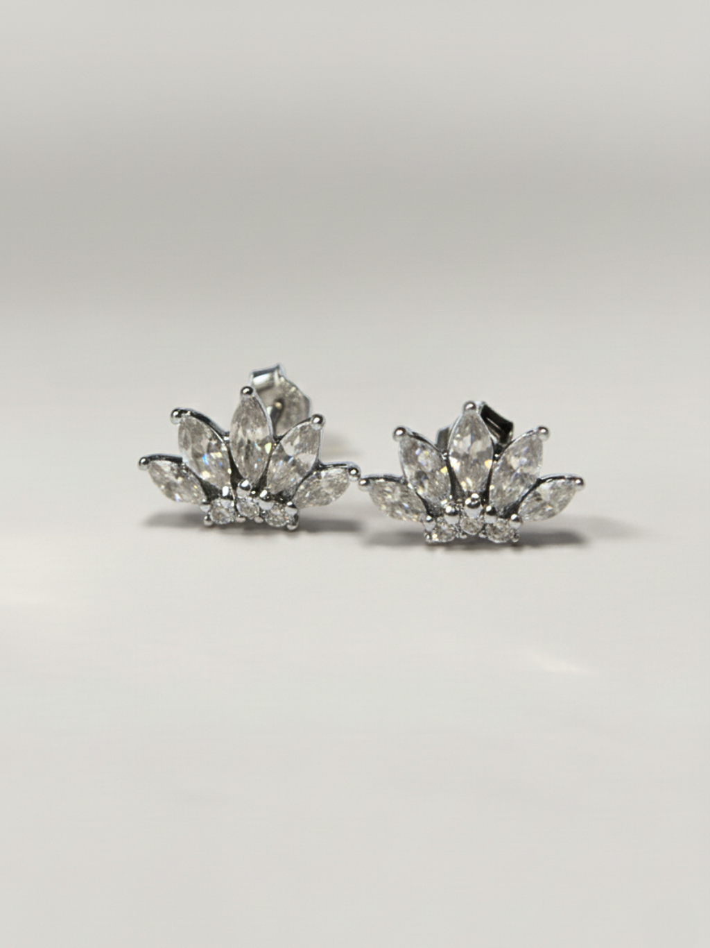 זוג עגילי אלין כסף 925