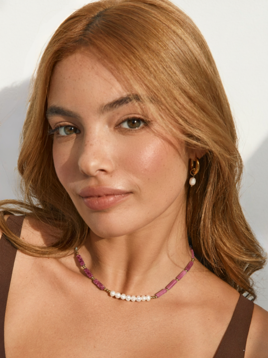 שרשרת סטרומי ורודה