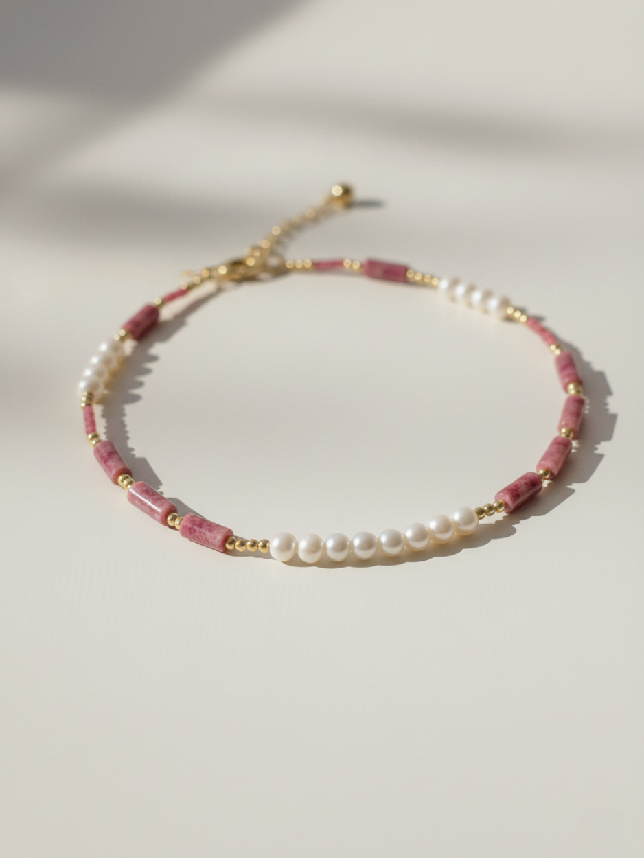 שרשרת סטרומי ורודה