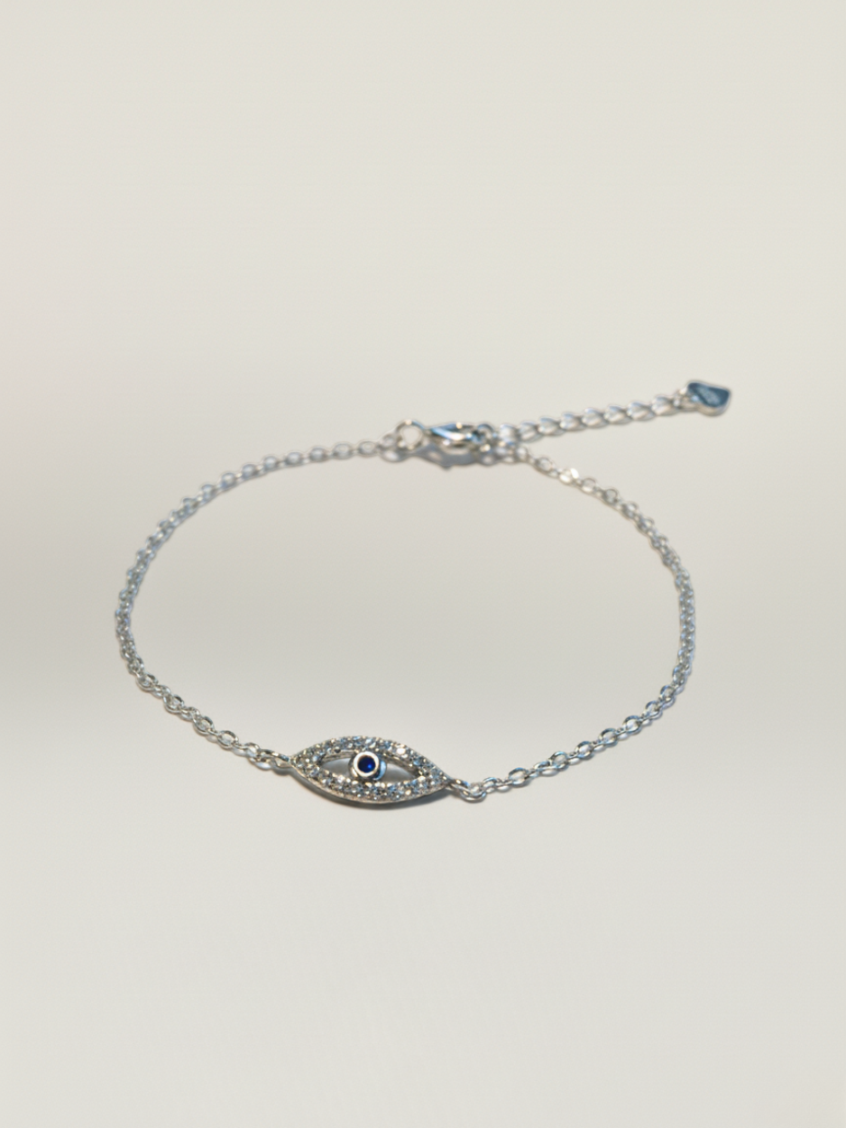 צמיד עין כסף 925