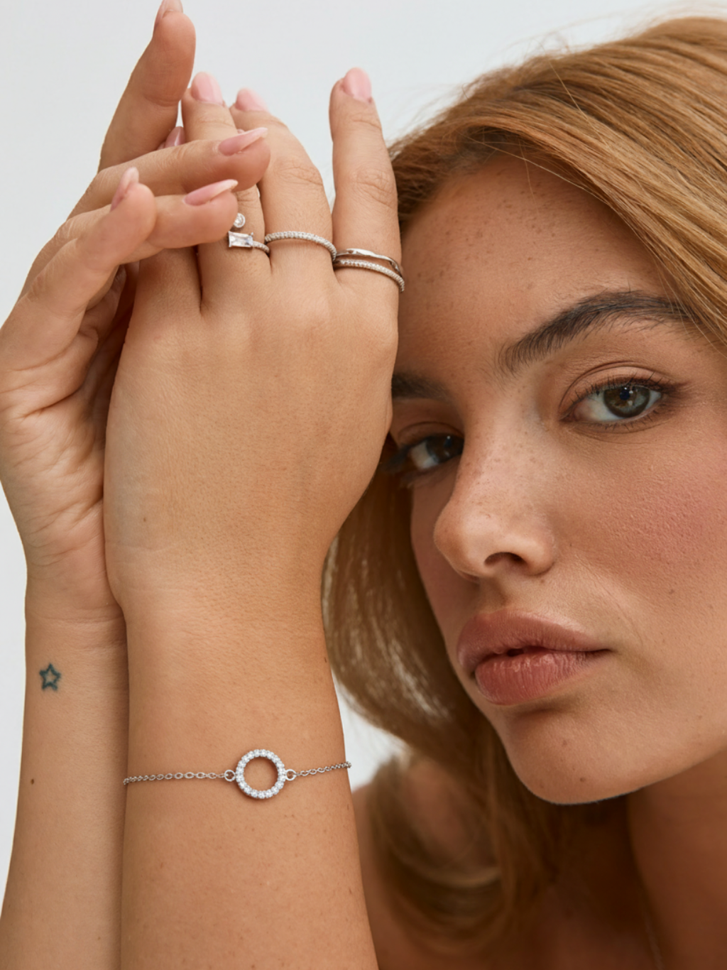 צמיד מעגל כסף 925