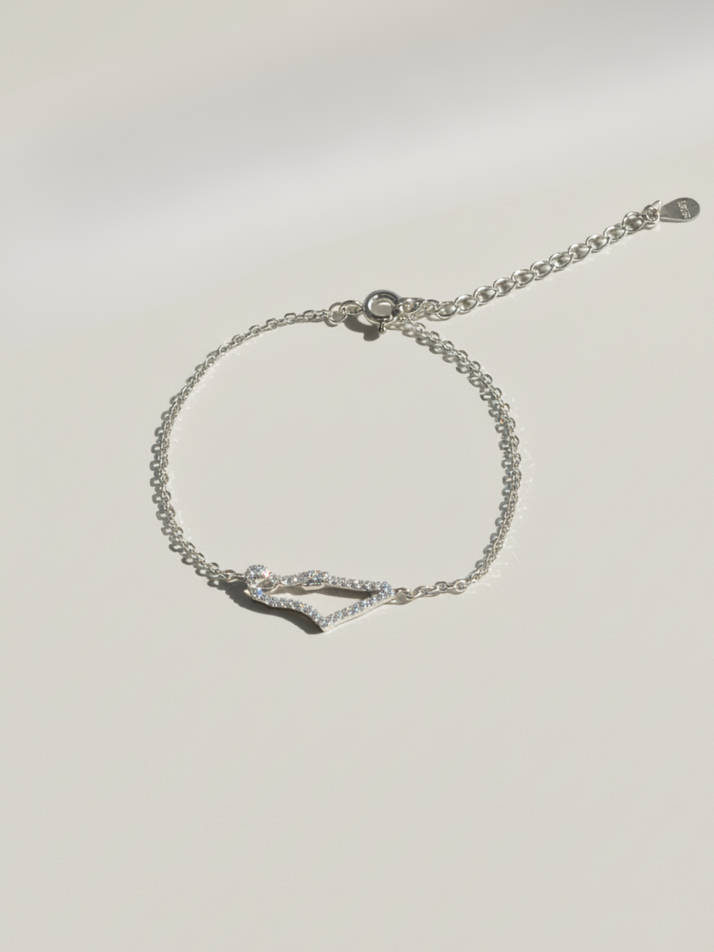 צמיד מפת ארץ ישראל כסף 925