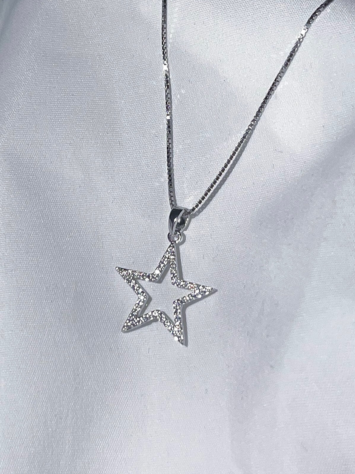 שרשרת כוכב כסף 925