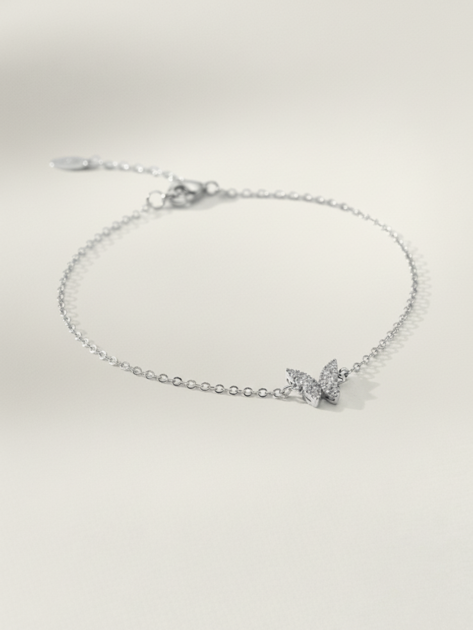 צמיד פרפר כסף 925