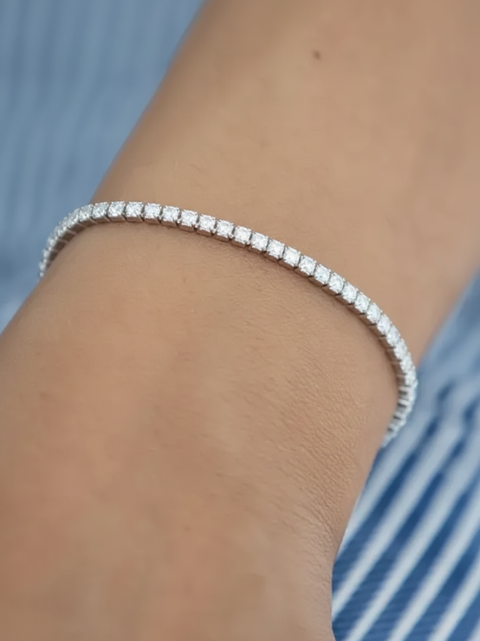 צמיד טניס כסף 925