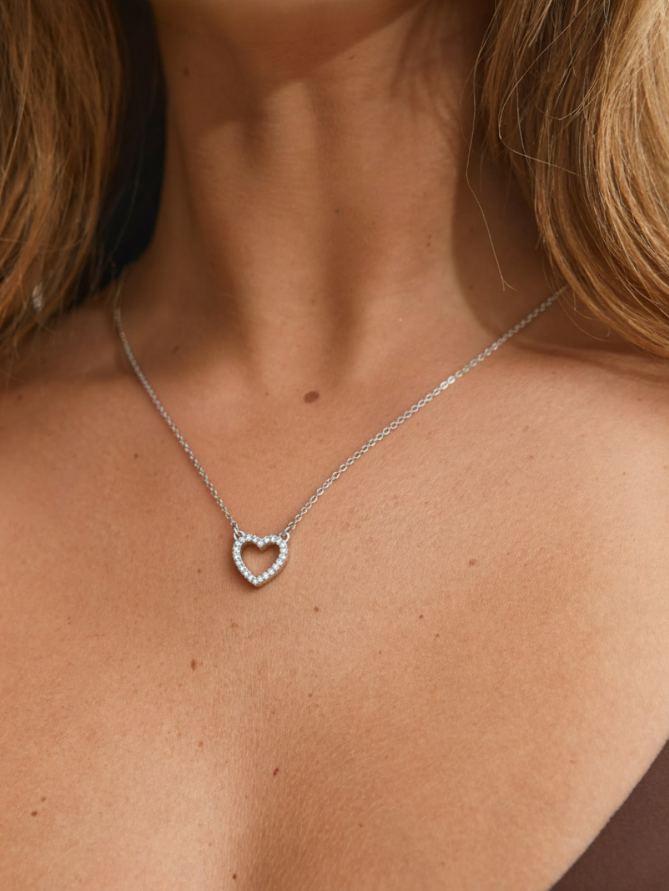 שרשרת טיילר לב כסף 925