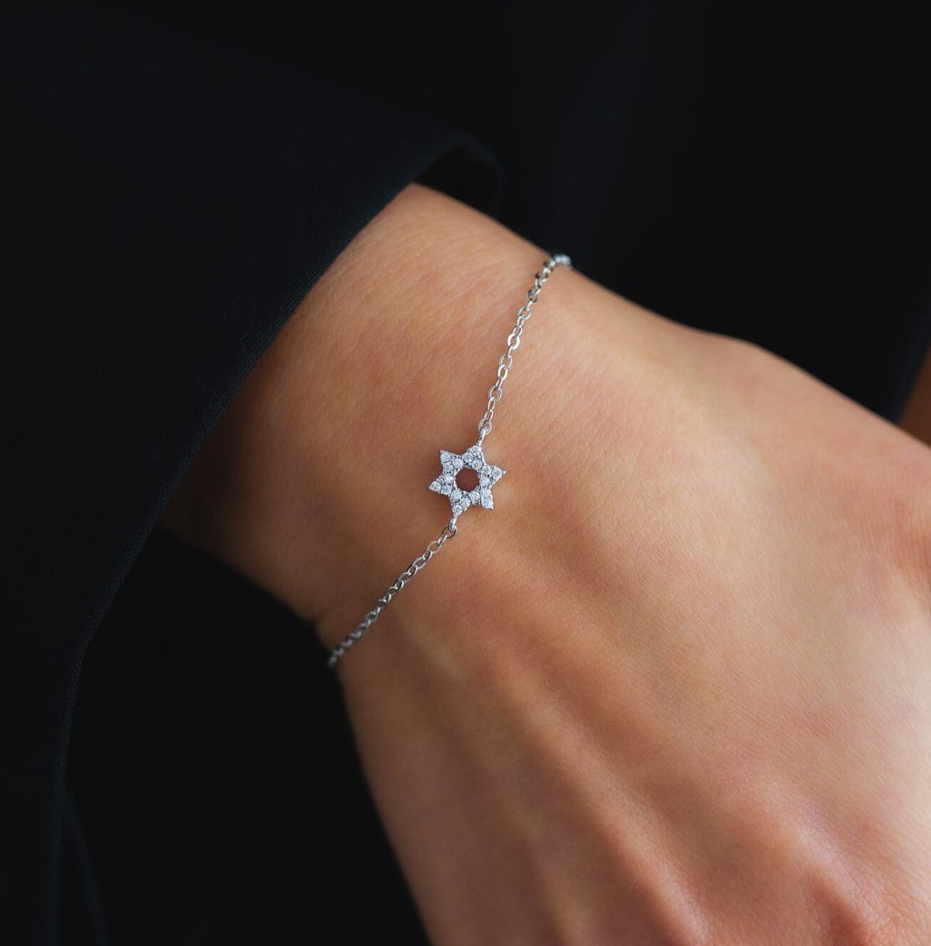 צמיד מגן דוד כסף 925