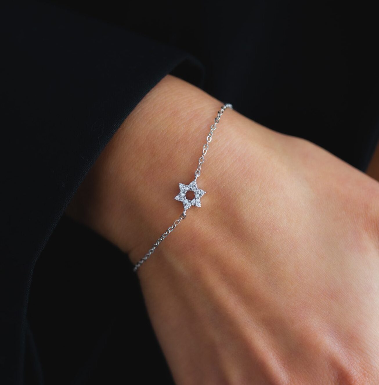 צמיד מגן דוד כסף 925