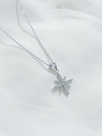 שרשרת כוכב הצפון כסף 925