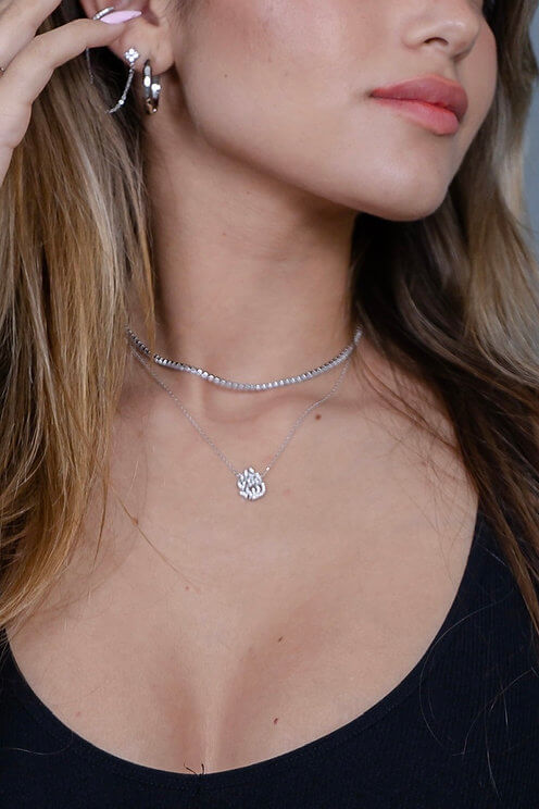 שרשרת האש שלי כסף 925