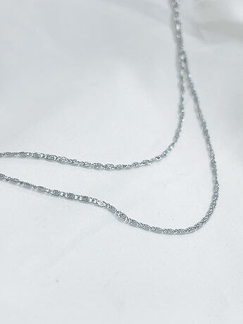 שרשרת מישל כפולה כסף 925