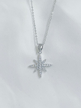 שרשרת כוכב הצפון כסף 925