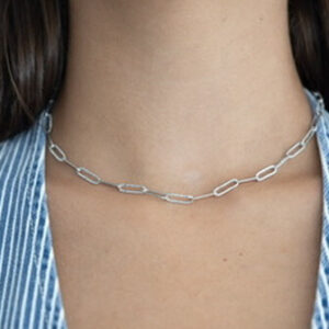 שרשרת לולאות כסף