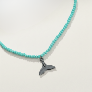 שרשרת סנפיר טורקיז