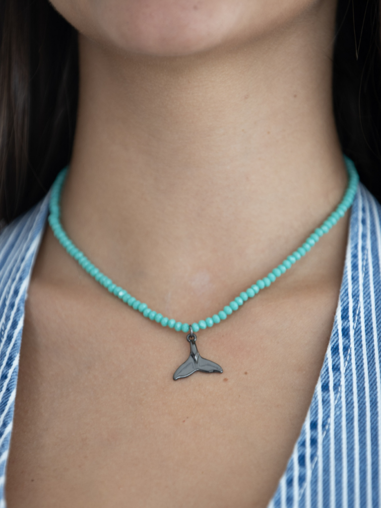 שרשרת סנפיר טורקיז