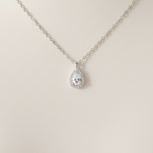 שרשרת טיפה גסה כסף 925