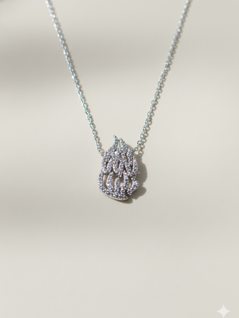 שרשרת האש שלי כסף 925