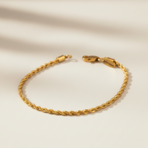 צמיד חבל זהב