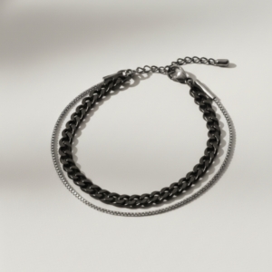 צמיד דאבל פילים כסף