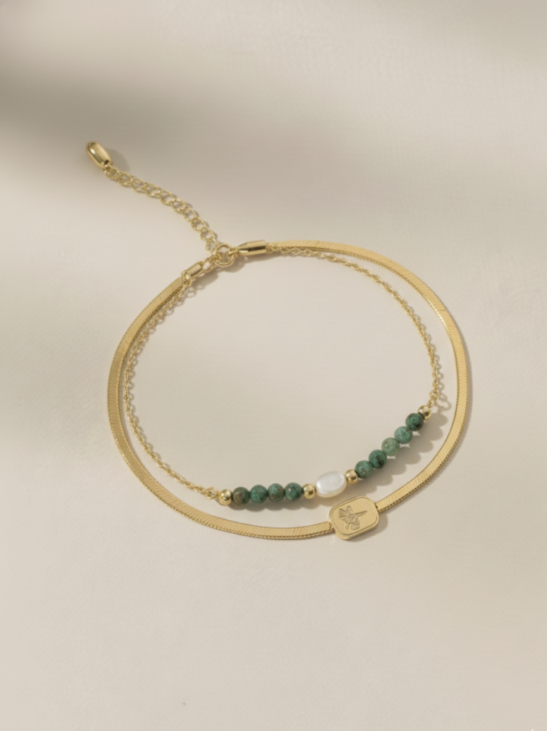 צמיד קלואי זהב שמש 2