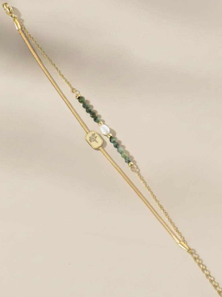 צמיד קלואי זהב שמש