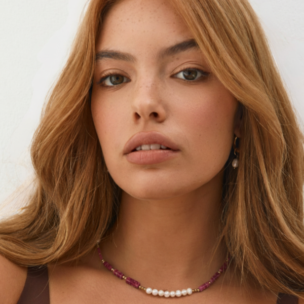 שרשרת סטרומי ורודה