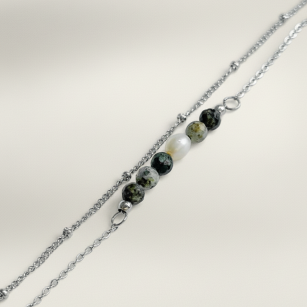 צמיד רומי כפול כסף-ראשית