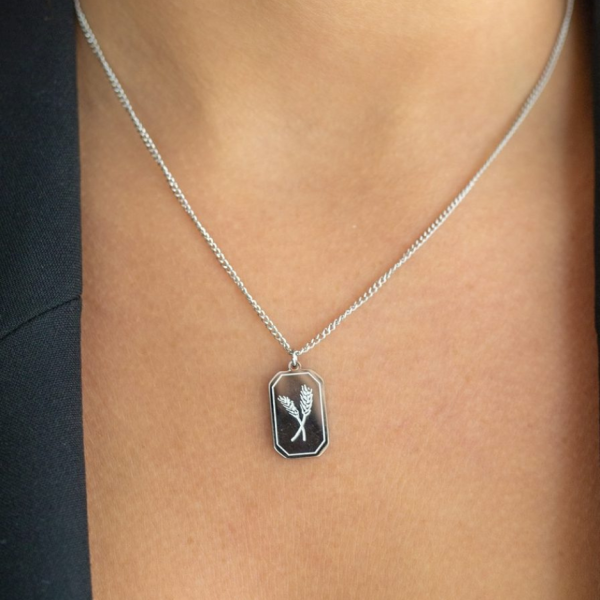 שרשרת שיבולים כסף